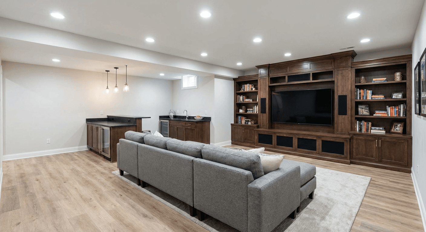Basement Finishing in NJ: Turning Wasted Space into Living Space